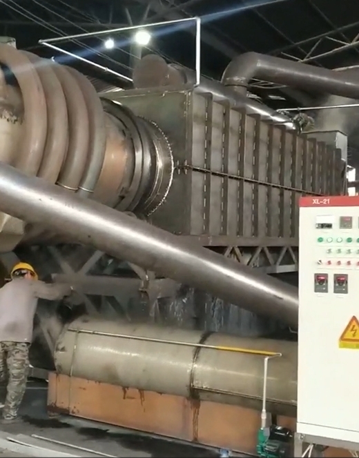 稻殼炭化設(shè)備在江蘇試機(jī)告捷,成功點燃綠色生產(chǎn)